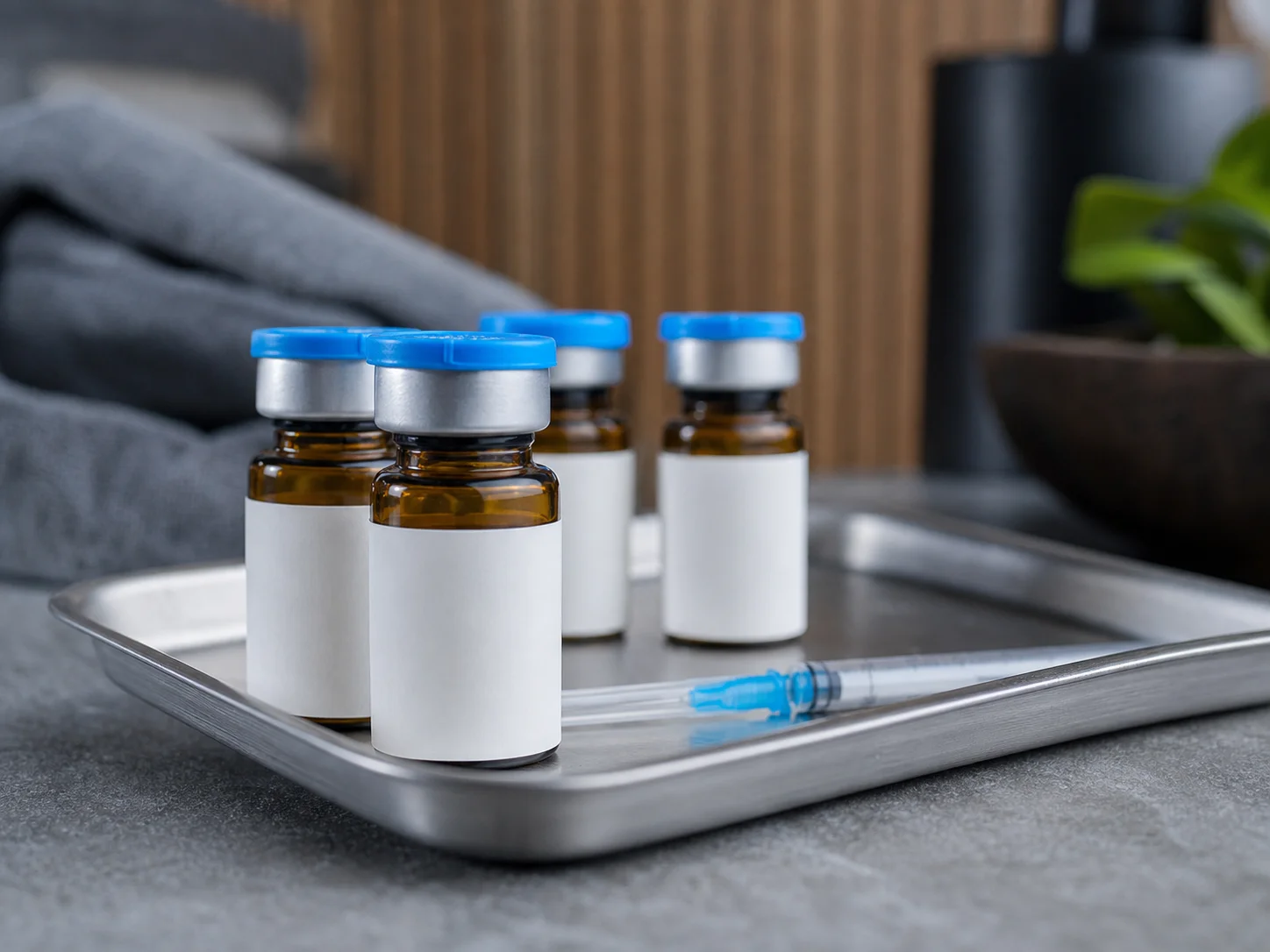 Provider discussing hormone lab results privately with a patient